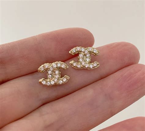 chanel mini cc earrings|genuine chanel earrings.